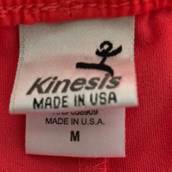 Kinesis lined orange and aqua running shorts - Picture 4 of 5